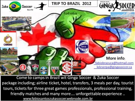 Trip To Brazil        Zukasoccer&Ginga soccer  Viagem ao Brasil  parceria Zukasoccer e Ginga soccer